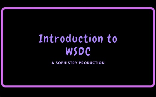[Debate] Introduction to WSDC议会制辩论简介