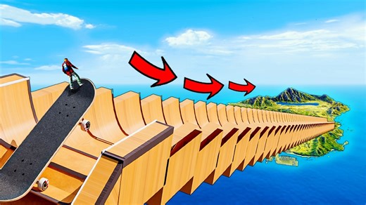 Can a Giant Skateboard Climb to Space In GTA 5
