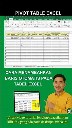Learn Microsoft Excel: How to Add AUTOMATIC ROWS to an Excel Table #excel #learnexcel