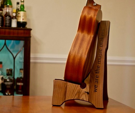 How to Build a DIY Wooden Guitar Stand (Free Template!)