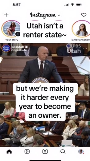 Amanda Jorgensen Utah Real Estate Broker on Instagram: "🏠 1. High homeownership ≠ enough homes Utah’s homeownership rate hovers around 68–70%, which is above the national average. That reflects: • Strong family formation • Cultural preference for ownership • Historically affordable housing (relative to income) But that stat only tells us who owns vs. rents, not whether there are enough homes for the people who want them. ⸻ 📈 2. Utah’s problem is growth Utah has: • One of the youngest populatio