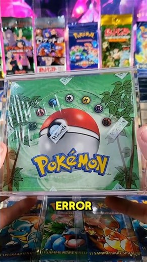 This vintage Pokemon booster box could contain error cards.