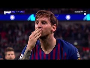 Lionel Messi kiss celebration UCL 2019 Clip 4K | FOR EDITING |