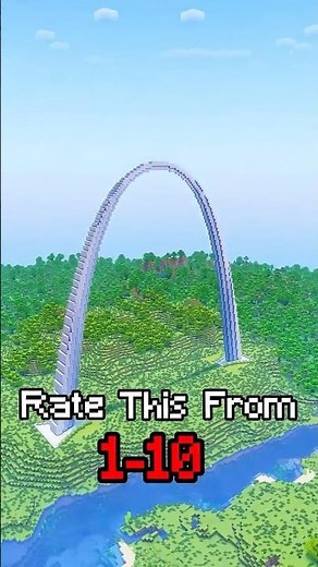 Build Gateway Arch ⋒ #minecraft #america #minecraftbuilding