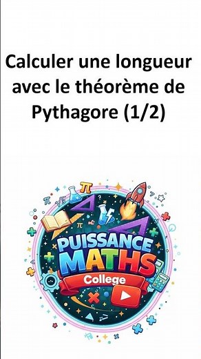 🚀Calculer une longueur avec Pythagore en moins de 30s🚀
