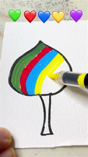 Neon Light Leaf Art #drawing#art#sketch#painting