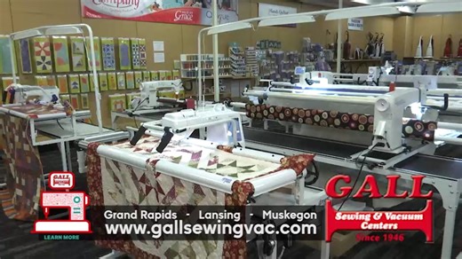 Have you ever wanted to start long-arm quilting? Stop into Gall Sewing & Vac Centers today to test drive one of their beautiful long-arm quilters! Whether you're a beginner or advanced, we have a long-arm quilting machine that's right for you! Learn more at the link in the comments! | WLNS-TV