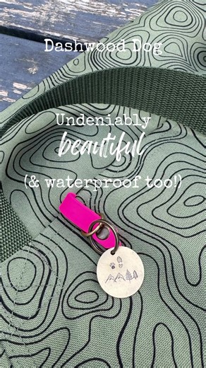The “Mary Poppins” bag fits soooo much stuff you’ll wonder how you ever did without it! Pathfinder waterproof fabric with olive webbing and a gorgeous cheeky pop of hot pink biothane makes this oversized kit bag your summer must have. Where will you take yours? Www.dashwooddog.com #vizslacoat #vizslacollar #bespokecollar #bespokedog #vandog #campingdog #waterproofdoggear #vizsla #vizslacoat #waterproofdoggear #hikingwithdogs #dogtreatbag #dogbag #gspcoat #adventuredogs #biothanecollar #biothaned