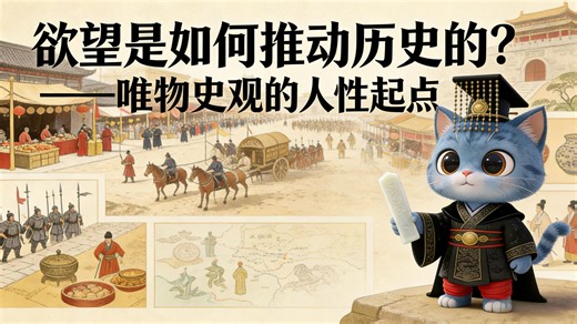 【历史猫】欲望是如何推动历史的？——唯物史观的人性起点