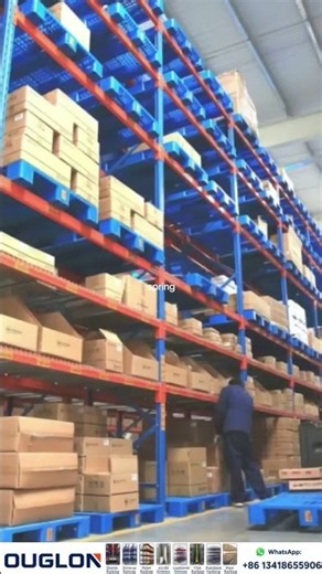 Warehouse Pallet Racking Installation Project | Efficient Storage Solution #Ougulong #Ouglon