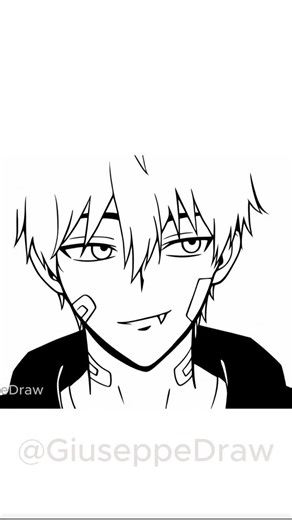 Anime vampire | how to draw anime boy vampire step-by-step