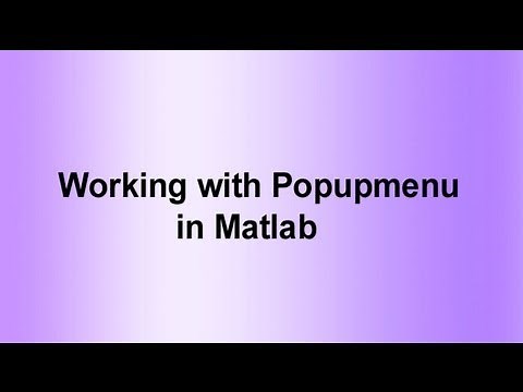 Working with Popupmenu in Matlab