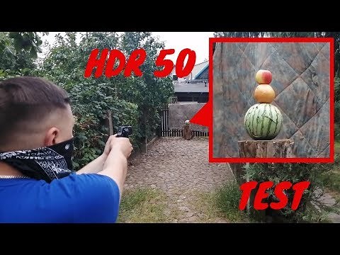 Umarex Revolver HDR 50 T4E CO2 RAM_11J - shooting TEST (PL)