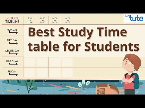 Productive Time Table Tips for Exams | Best Study Time table for Students | Letstute Accountancy
