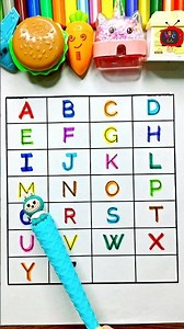 ABCD Song with Tracing Worksheet ✍️ | Learn Alphabet A to Z #Shorts