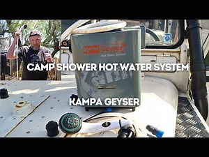 OFFGRID INSTANT HOT WATER SHOWER | Kampa Geyser Portable Hot Water System