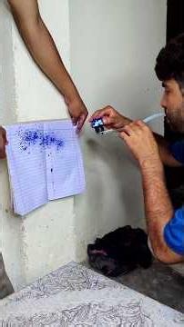 How to make a paint sprayer #hacks #experiment #facts #shorts #paintsprayer #paintscratch #paint