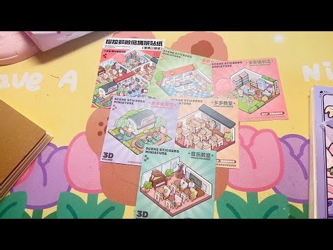 ✨Sticker 3D✨ ASMR Telado scene sticker miniatur