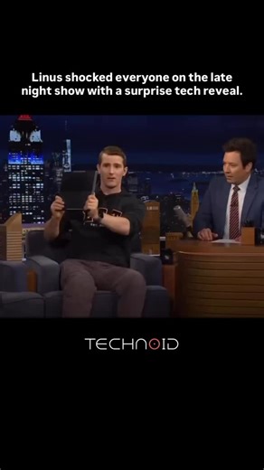 TechnoidLLC on Instagram: "linus shocked everyone on the late night show with a surprise tech reveal that none of the audience saw coming, proving once again why he’s one of the most unpredictable voices in tech. (linus tech, tech reveal, innovation, media) #TechnoidAI #Technoid #TechNews #TechnoidDigital #LinusTech #Innovation #TechShow #FutureTech"
