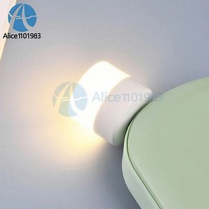 1Pcs USB Mini LED Night Light Portable Small Round Lamp Mobile Light Bulb -EM46 | eBay