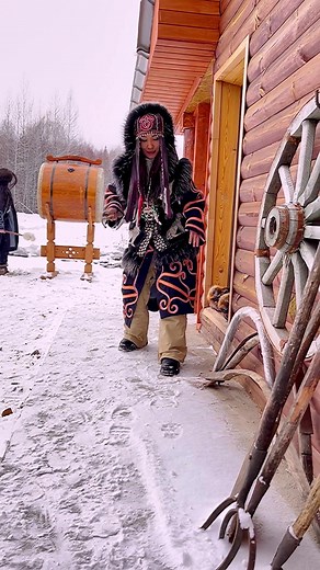Siberian Native Girls Perform Traditional Rap Dance | OTYKEN Wing