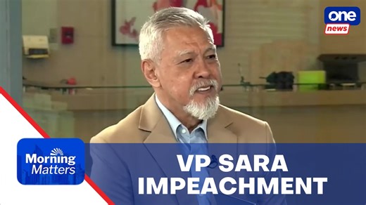 4.3K views · 176 reactions | Impeachment case vs VP Sara is about accountability, not politicking – Bucoy #MorningMatters | Atty. Antonio Bucoy, spokesperson for the House prosecution panel, stressed that the impeachment case against Vice President Sara Duterte is about accountability, not political motives or the 2028 elections. | ONE News | Facebook