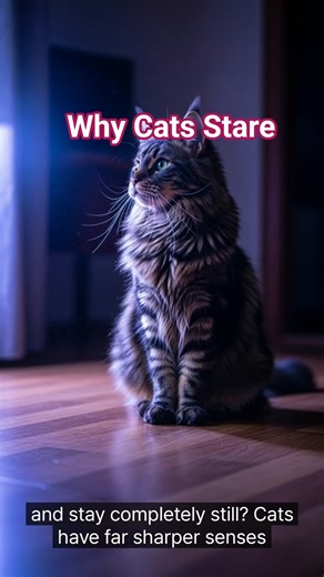 Why Do Cats Stare at “Nothing”? 🐱✨