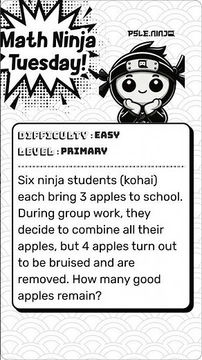 Math Ninja Challenge by PSLE Ninja