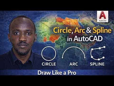 AutoCAD Circle, Arc & Spline Explained | Beginner Drawing Tutorial