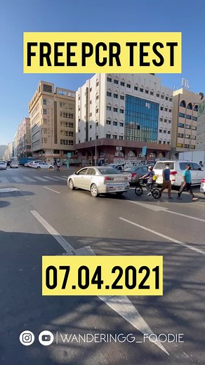 FREE PCR Test, Madina Zayed, Abu Dhabi #freepcr #againstcovid #wanderingg_foodie #abudhabi #pcr