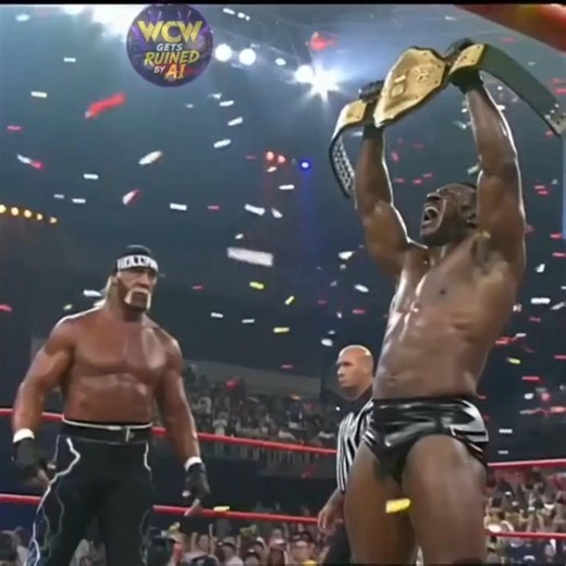 Booker T beats HULK HOGAN WCW Bash at the Beach 2000