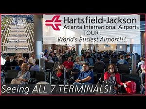 TOURING THE WORLD'S BUSIEST AIRPORT! | Atlanta Hartsfield-Jackson International Airport | Tour #1