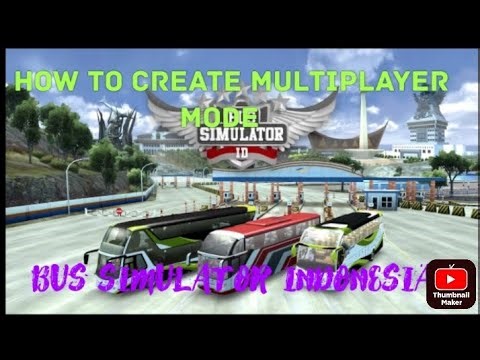 HOW TO CREATE MULTIPLAYER MODE IN BUS SIMULATOR INDONESIA GAME #bussid #busgaming #roommatch