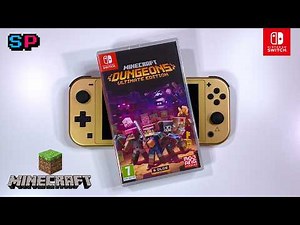 Minecraft Dungeons Unboxing (Nintendo Switch)