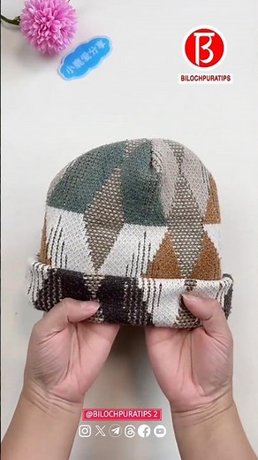 Cutting off the sleeves has many uses. Make a winter caps hat needlework tutorial