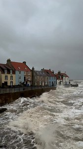 A wild and windy day in St Monans, Fife 🌊 🏴󠁧󠁢󠁳󠁣󠁴󠁿 #visitscotland #scotland #scotlandiscalling | johnmurrayjnr