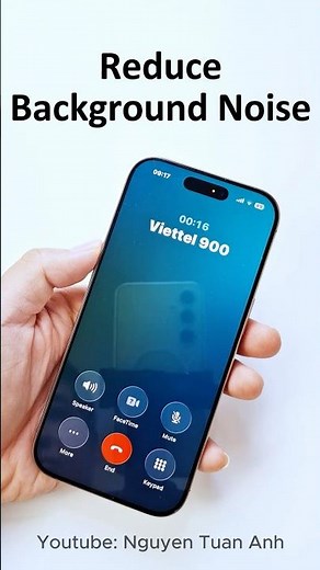Reduce Background Noise During Phone Calls iPhone