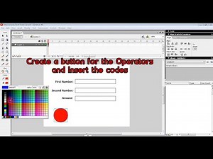 Flash action script tutorial for calculator | Macromedia flash calculator programming