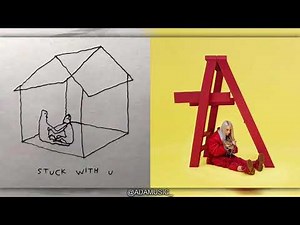stuck with u x idontwannabeyouanymore | mashup of ariana grande/billie eilish/justin bieber