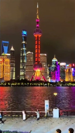 Shanghai 🇨🇳 #travel #usa #nightveiw #skytower #china