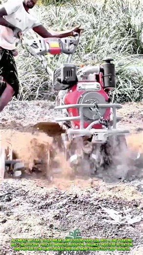 Rotary Tiller Soil Preparation Using a Small Engine Cultivator