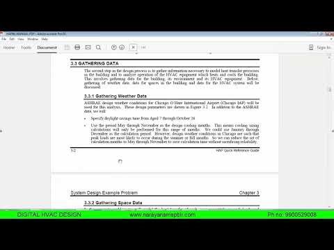 HAP Load Calculation Tutorial | Step-by-Step HVAC Design (Beginner to Pro)