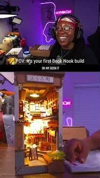 My first Book Nook build 🥰