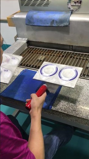 PVC rubber patch making