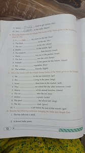 B. Fill in the blanks with the Simple Past forms of the Verbs g... | Filo