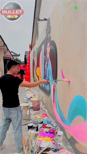 Beutiful painting 🎨🖌️ #facts #experiment #nothingimposibleinthisworld