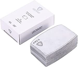 Amazon.com: Leovard Face Mask Filters - 30 Premium PM2.5 Activated Carbon Filter - 5 Layered Replacement. Designed in USA : Health & Household