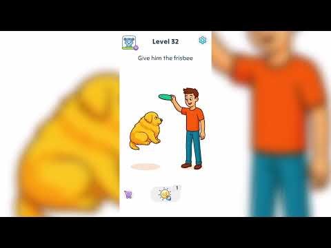 "Give him the frisbee" - I am Not a Robot - Brain Test - Level 32 (No Commentary)