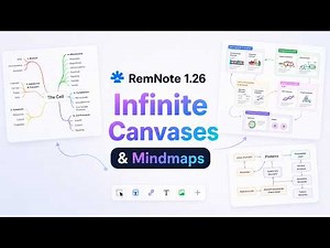 🎉 RemNote 1.26: Infinite Canvases, Mind Maps, and Community! 🎉