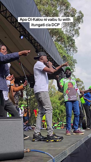 Tony Young Mugithi Performance in Ol Kalou — DCP Rally Live